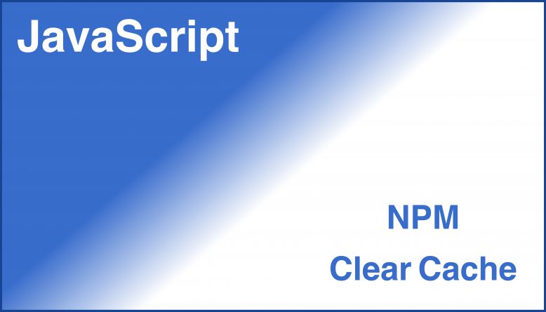 preview image npm clear cache