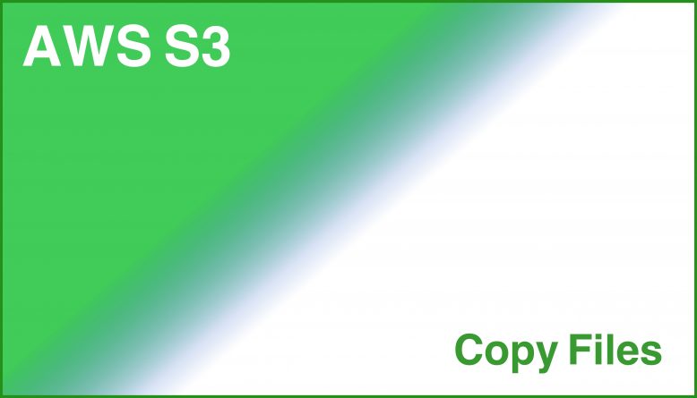 preview image aws s3 copy files