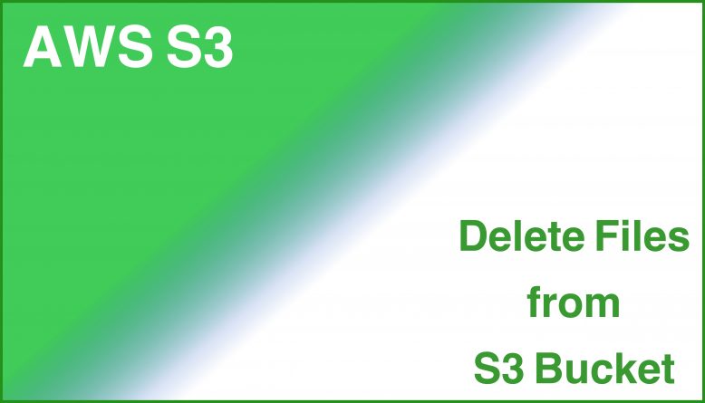 preview_image aws s3 delete files