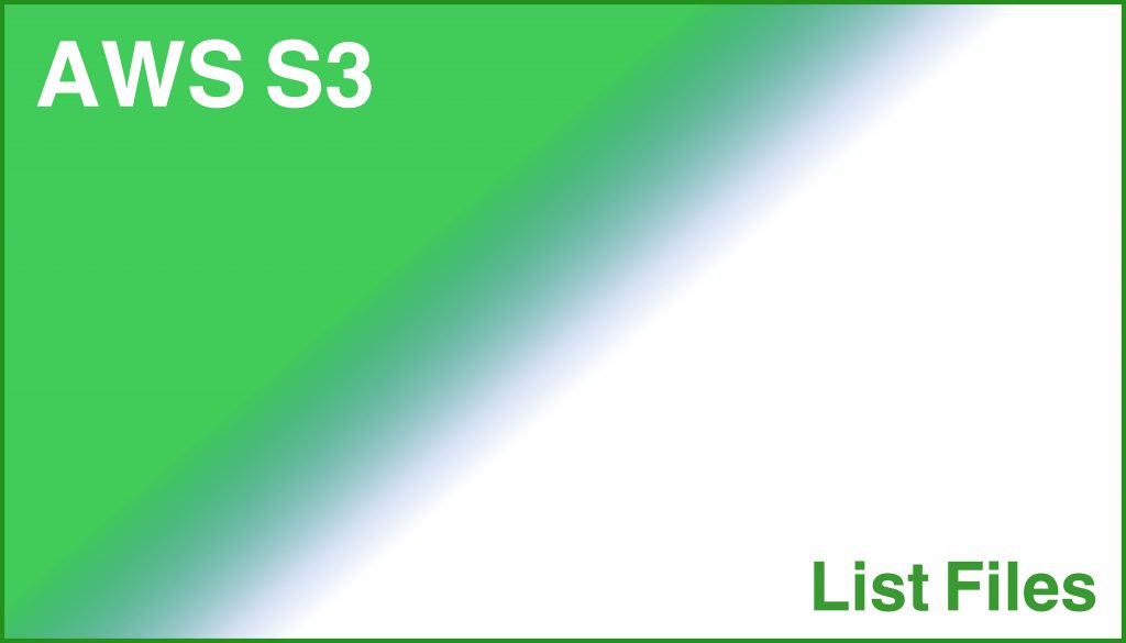 list all keys in s3 bucket boto3