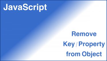 preview image javascript remove key property from object