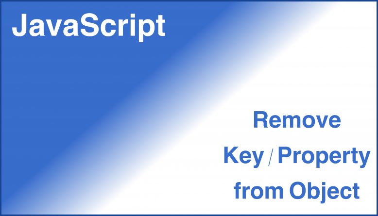 preview image javascript remove key property from object