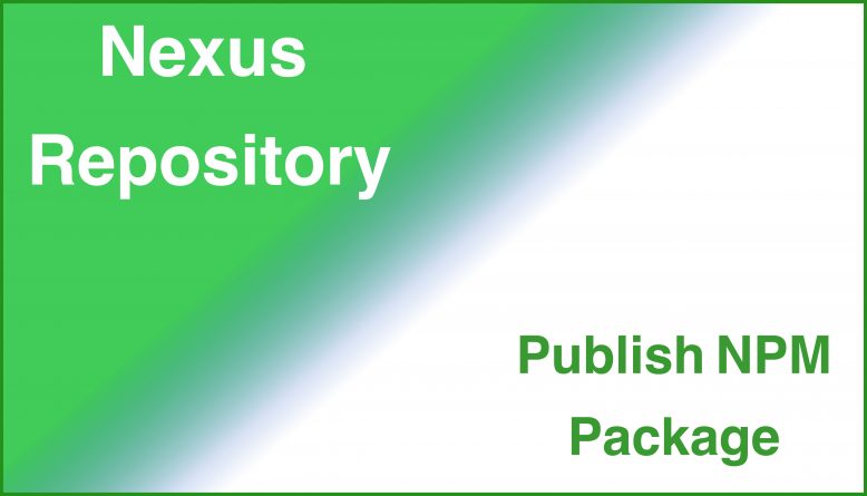 preview image nexus repository publish npm package